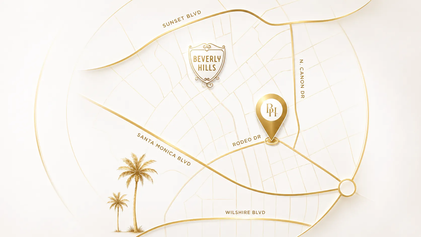 Medicine Of Cosmetics location map outline